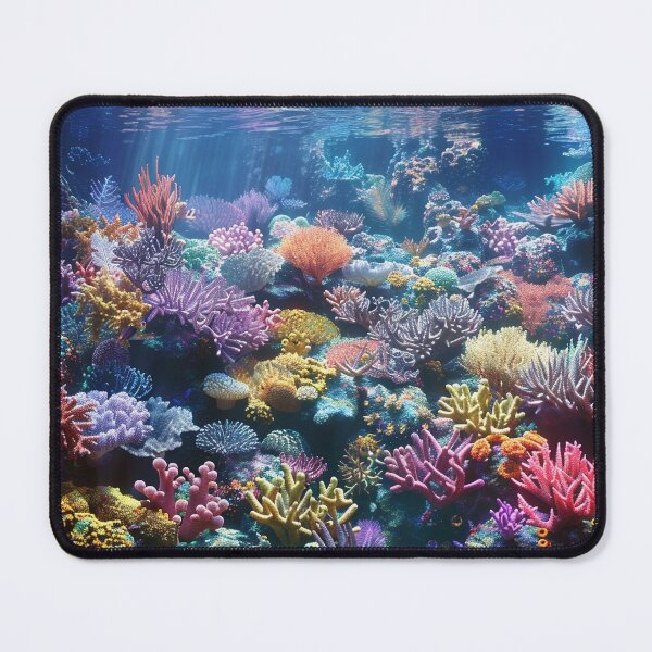 Item preview, Stunning colorful underwater coral prin designed and sold by dcrc.