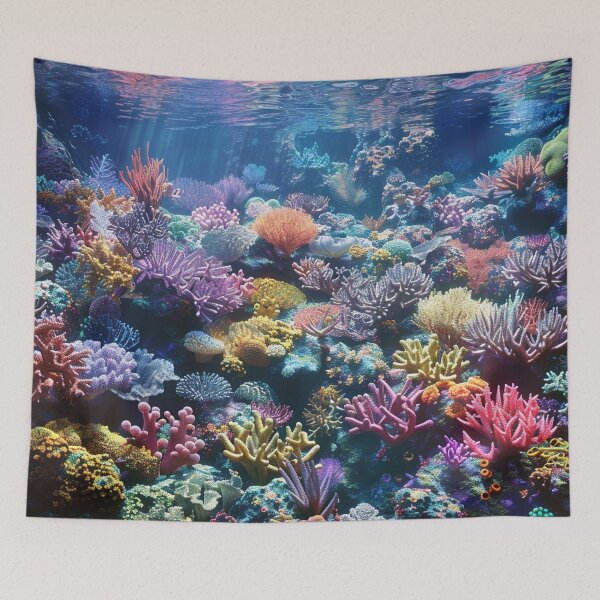 Item preview, Stunning colorful underwater coral prin designed and sold by dcrc.