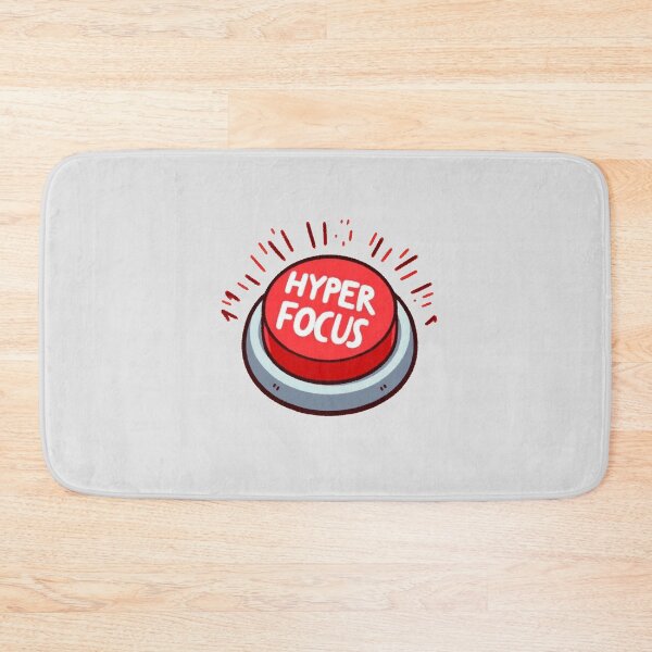 Item preview, Hyperfocus button designed and sold by Vkinsify.
