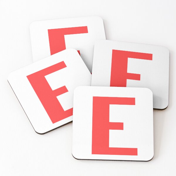 Item preview, Big Red Alphabet Letter E designed and sold by RobbiesMusic.