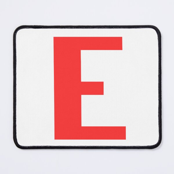 Item preview, Big Red Alphabet Letter E designed and sold by RobbiesMusic.