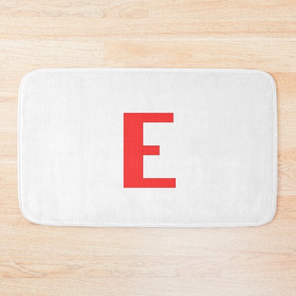 Item preview, Big Red Alphabet Letter E designed and sold by RobbiesMusic.