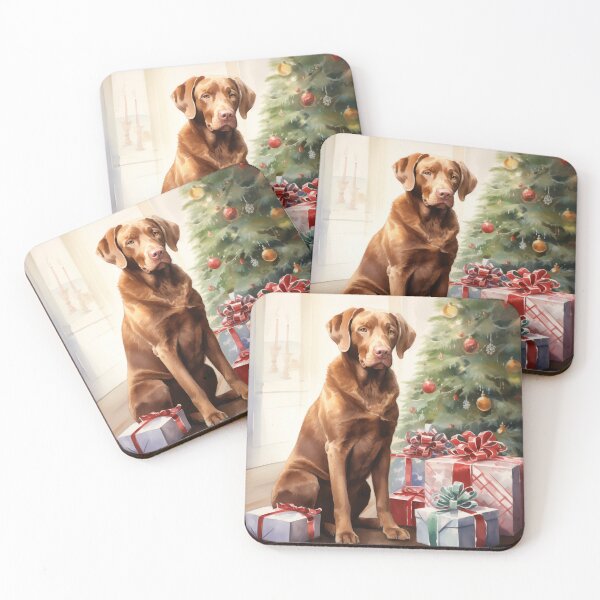 Item preview, Christmas Chesapeake Bay Retriever designed and sold by Samuelsboro.