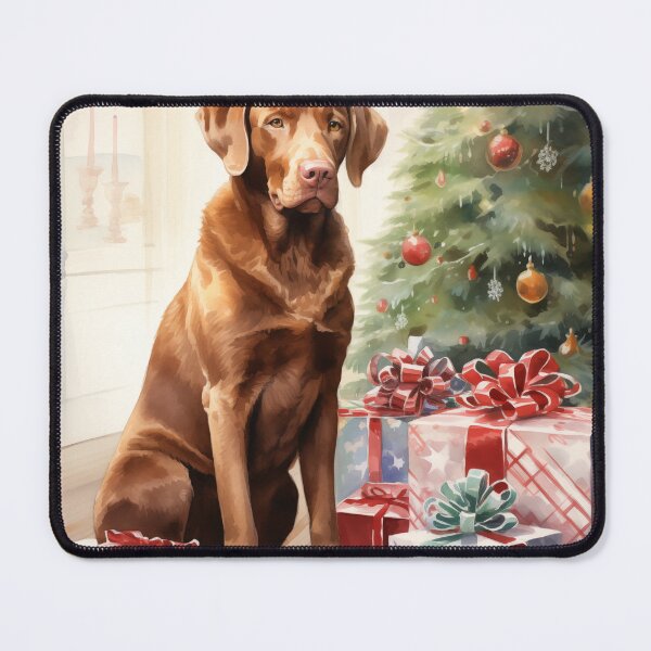 Item preview, Christmas Chesapeake Bay Retriever designed and sold by Samuelsboro.