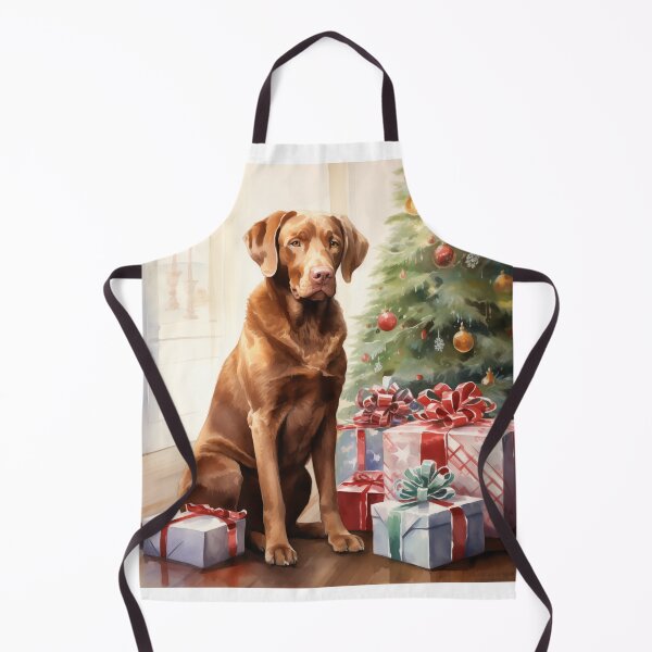 Item preview, Christmas Chesapeake Bay Retriever designed and sold by Samuelsboro.