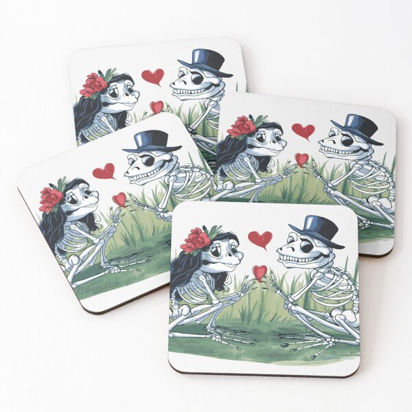 Item preview, Skeleton Frogs in Love designed and sold by PragmaticP.