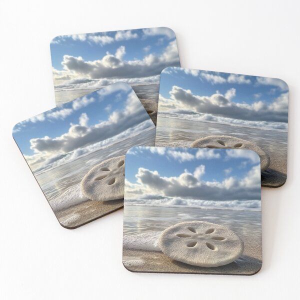 Item preview, Beautiful sand dollar ocean print designed and sold by dcrc.