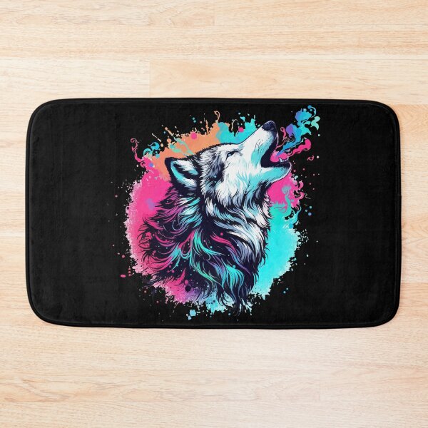 Item preview, Howling Wolf Splash designed and sold by TomFrontierArt.