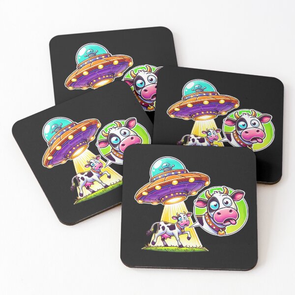 Item preview, Udderly Unbelievable: Cow-napped by Aliens! designed and sold by Linework Studio.