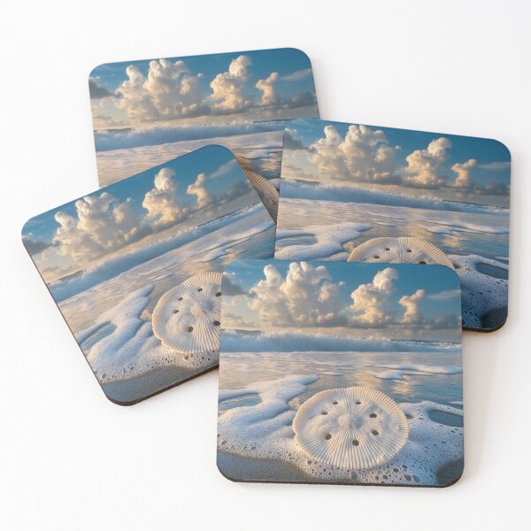 Item preview, Beautiful sand dollar ocean print designed and sold by dcrc.