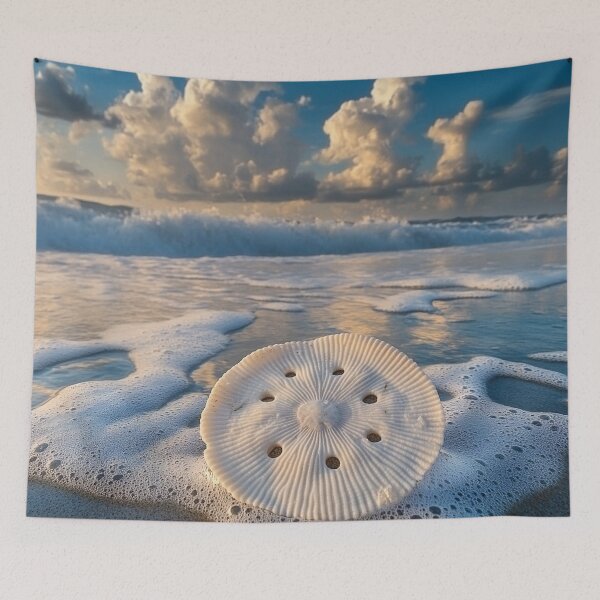 Item preview, Beautiful sand dollar ocean print designed and sold by dcrc.