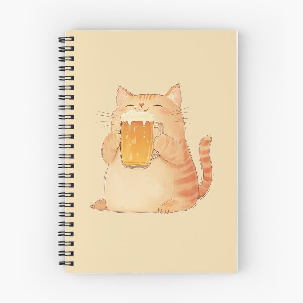 Item preview, Happy cat and beer designed and sold by GGZebra.