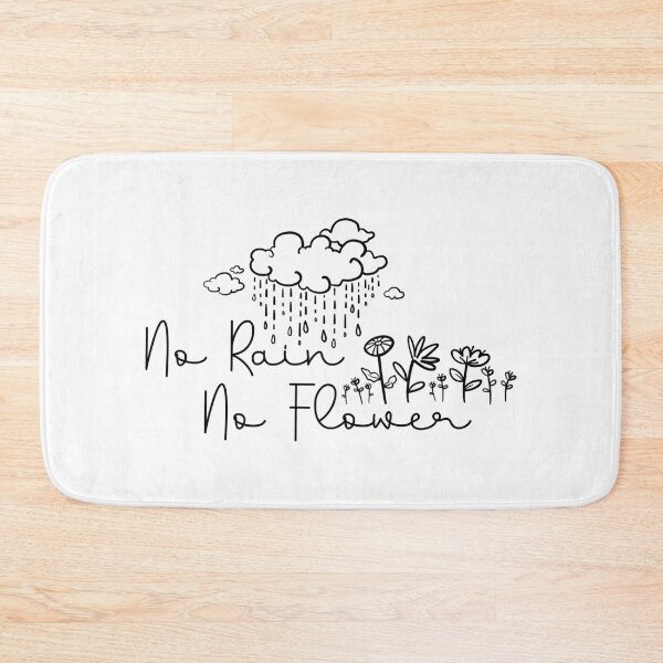 Item preview, No Rain No Flower Lettering Design designed and sold by Khotekmei.