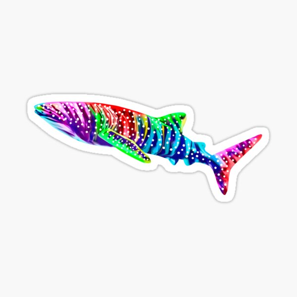 Artikel-Vorschau von Walhai (Rhincodon typus) Elektrische Farben, designt und verkauft von InsightScuba.