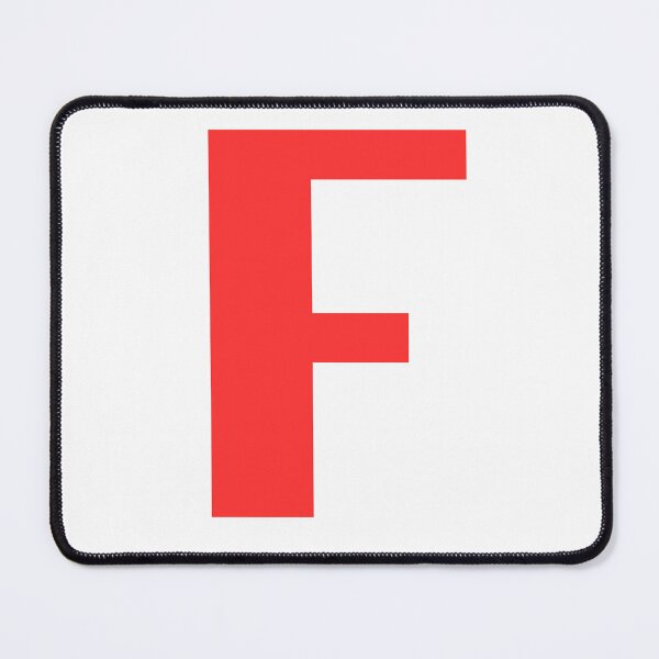 Item preview, Big Red Alphabet Letter F designed and sold by RobbiesMusic.