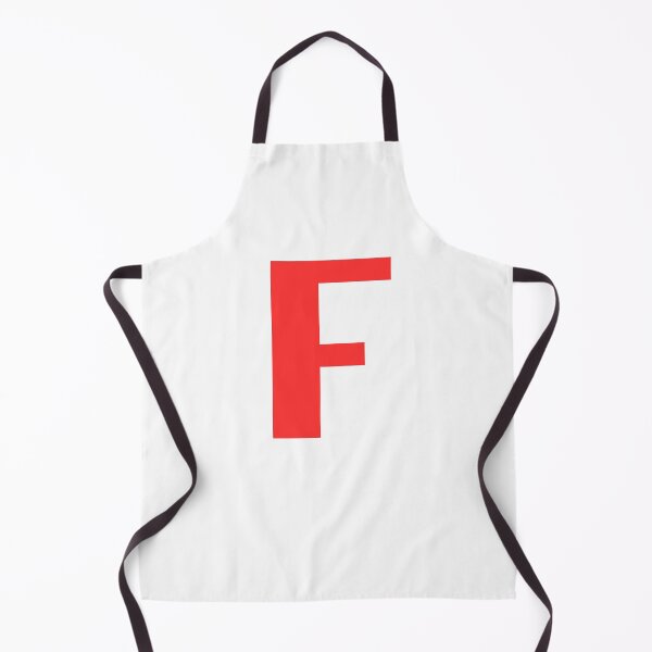 Item preview, Big Red Alphabet Letter F designed and sold by RobbiesMusic.