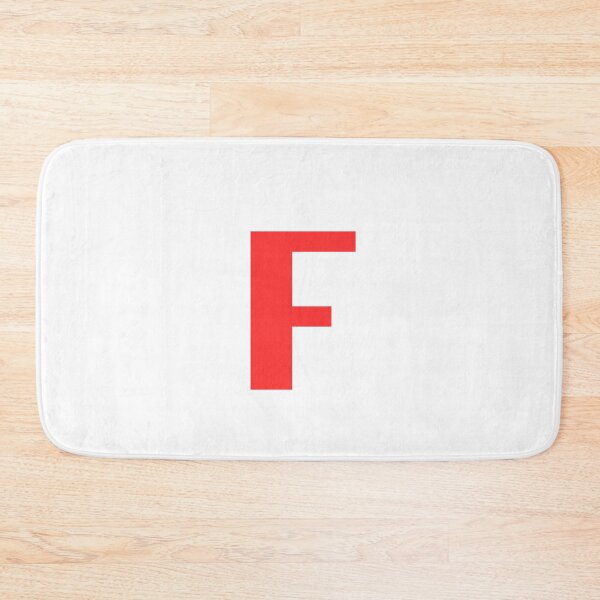 Item preview, Big Red Alphabet Letter F designed and sold by RobbiesMusic.