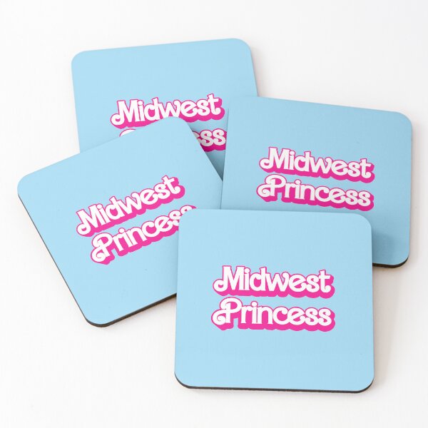 Item preview, Midwest Princess Pink and White Bubble Lettering Typography designed and sold by aestheticqueen.