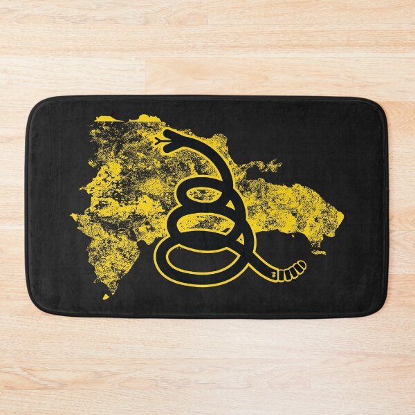 Item preview, Distressed DOMINICAN REPUBLIC - Freedom Is The Superpower - Modern Gadsden Snake Flag - Dont Tread On Me design designed and sold by pelagio.