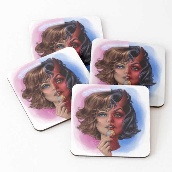 Item preview, Angel/Devil designed and sold by RenegadeBetties.