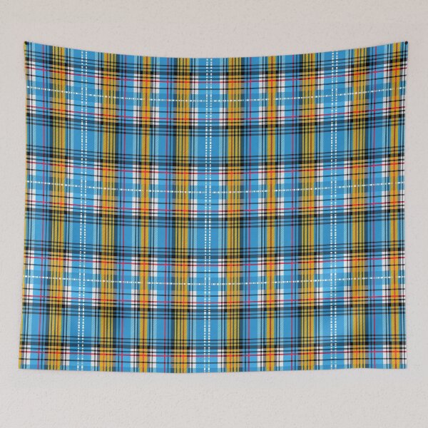 Item preview, Aruban flag inspired tartan designed and sold by Tirsot.