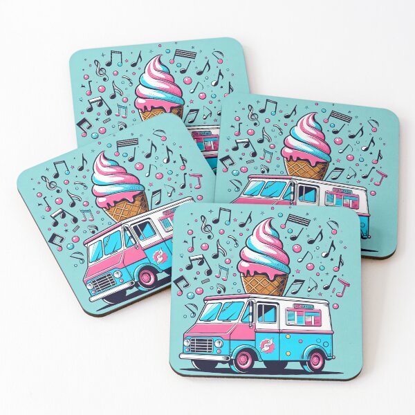 Item preview, Ice Cream Truck Pop Art Style designed and sold by artofuniverse.