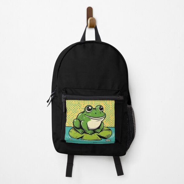Item preview, Cheerful Frog Pop Art Style designed and sold by artofuniverse.