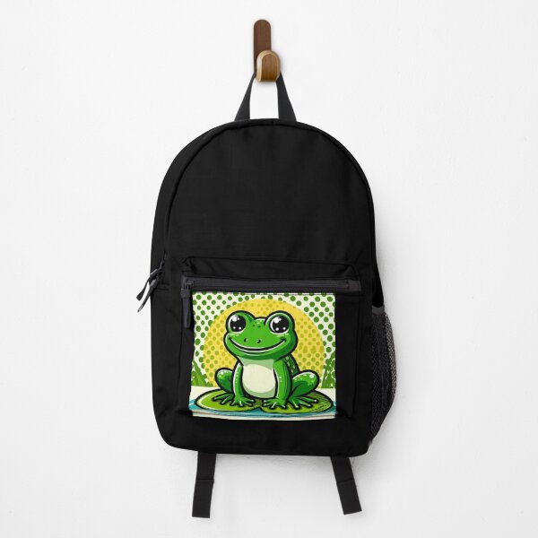 Item preview, Cheerful Frog Pop Art Style designed and sold by artofuniverse.