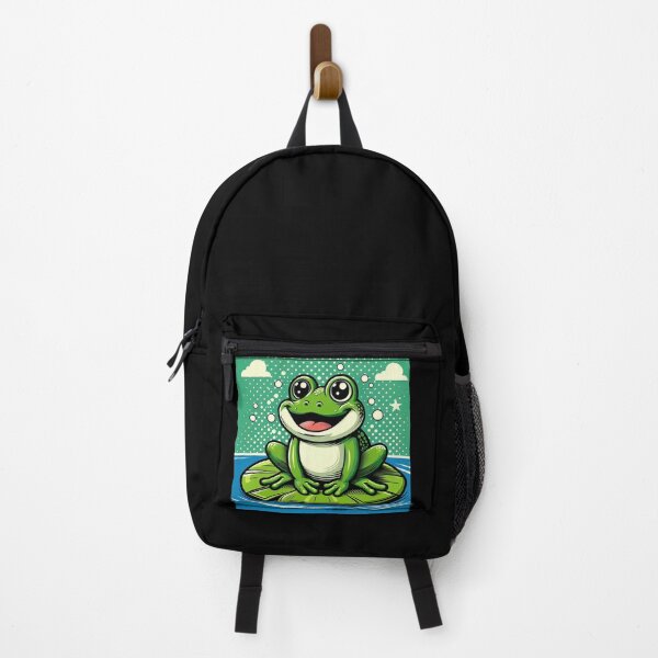 Item preview, Cheerful Frog Pop Art Style designed and sold by artofuniverse.