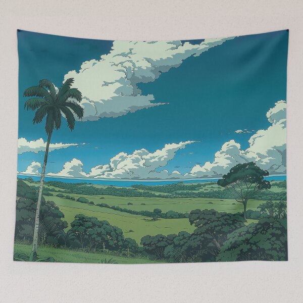 Item preview, Belize landscape | Anime style designed and sold by ComicsFactory.