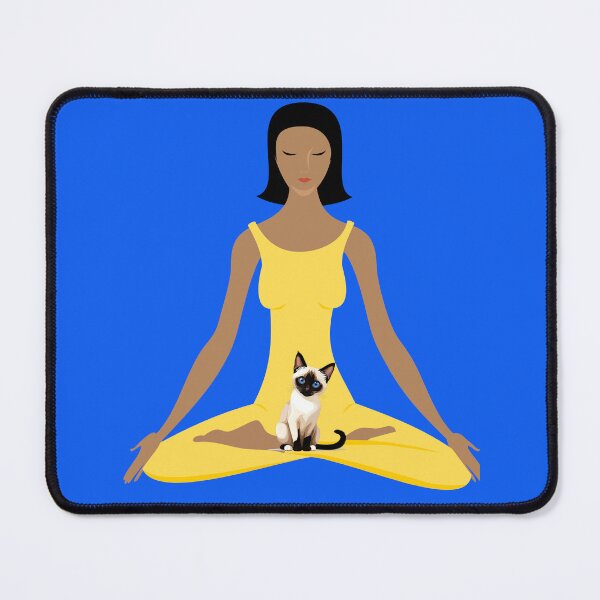 Item preview, Yoga Woman & Cat designed and sold by KATKattalestv.