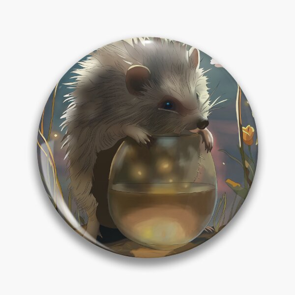 Item preview, Hedgehog and Fireflies designed and sold by mythnomer.