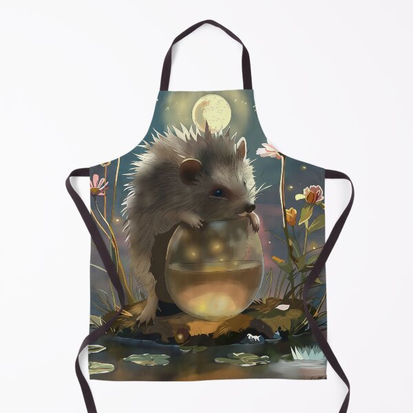 Item preview, Hedgehog and Fireflies designed and sold by mythnomer.