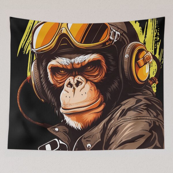 Item preview, Locked And Loaded - Military Chimp designed and sold by Eranthe Bernardo.