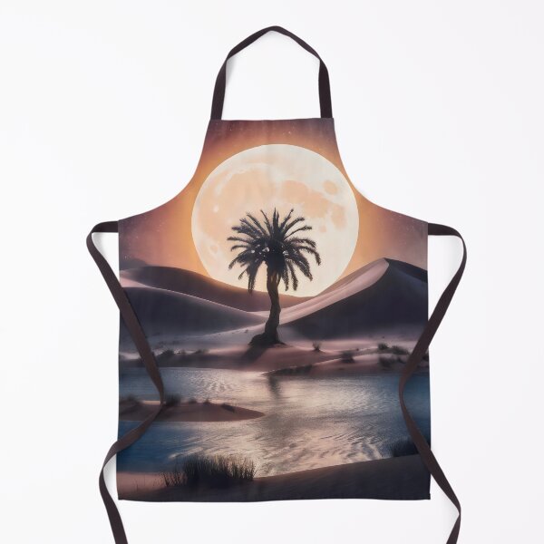 Item preview, Moon over the desert. designed and sold by MyHappyArtShop.