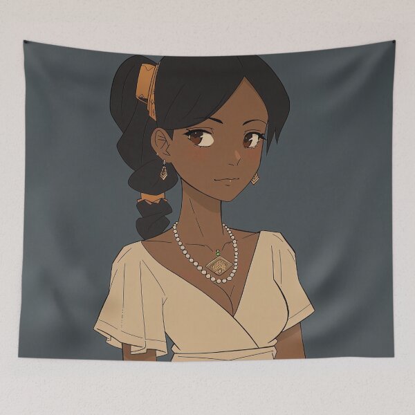 Item preview, Belizean woman | Anime style designed and sold by ComicsFactory.