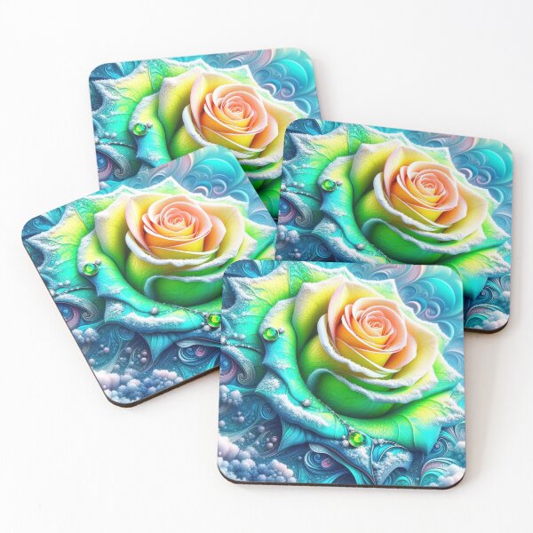 Item preview, Snow Green Rose designed and sold by connie campbell.