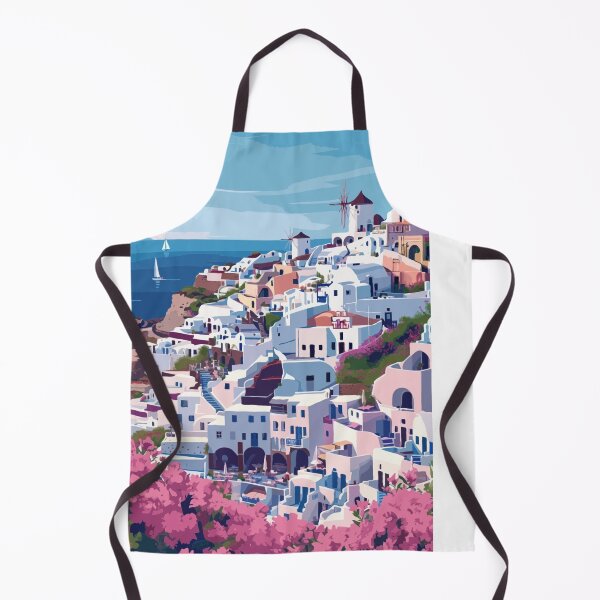 Item preview, Santorini Art Print, Greek Island Wall Decor, Mediterranean Sunset Poster, Santorini Landscape Artwork designed and sold by vinciellastudio.