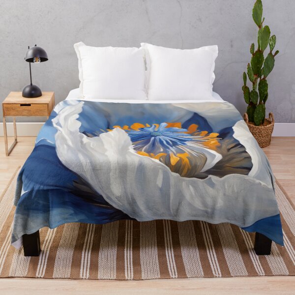 Item preview, Himalayan Blue Poppy Up Close designed and sold by Glimmersmith.