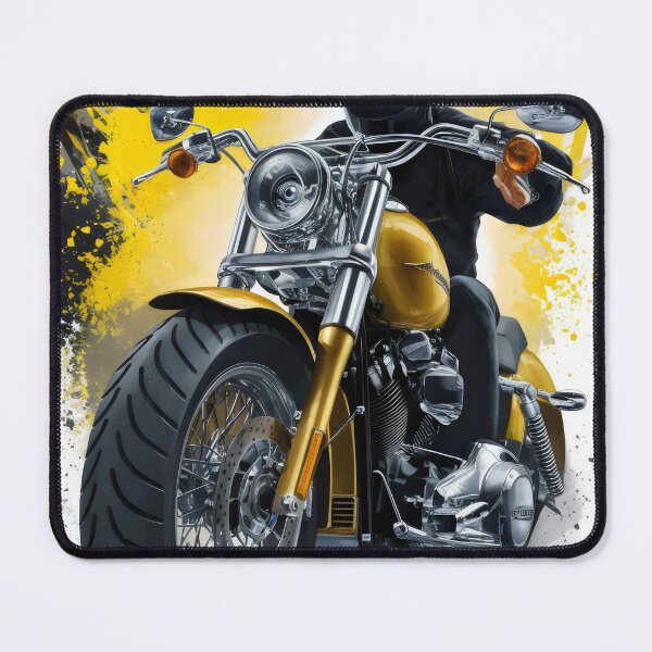 Item preview, Motorcyclist on a motorcycle. designed and sold by MyHappyArtShop.