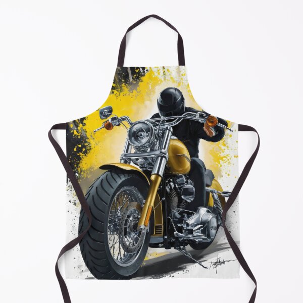 Item preview, Motorcyclist on a motorcycle. designed and sold by MyHappyArtShop.