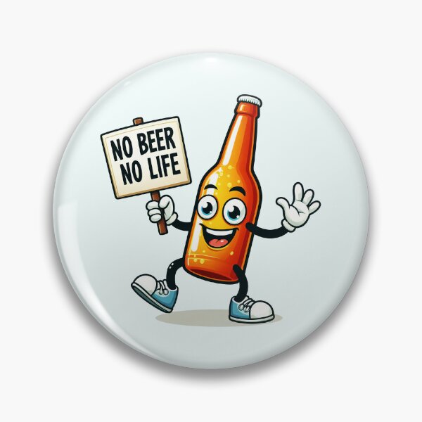 Item preview, No Beer, No Life designed and sold by Delemore Art.