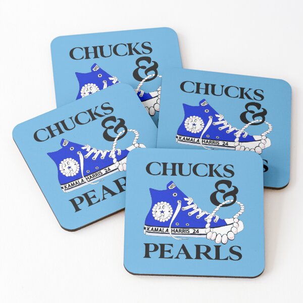Item preview, Chucks And Pearls Madam President 2024 Kamala designed and sold by mariahmoniquedesign.