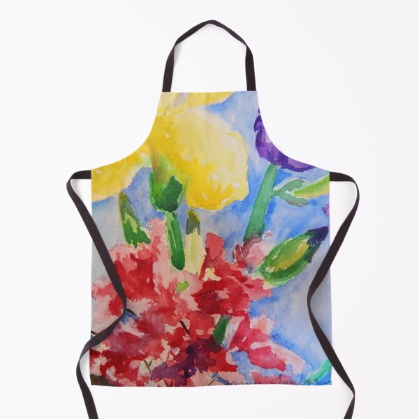 Item preview, Azaleas and Iris - Spontaneous Bamboo Brush Watercolor designed and sold by Jamie Taylor.