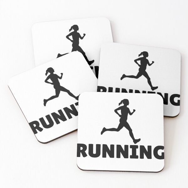 Item preview, RUNNING (FEMALE) - BLACK designed and sold by ArtsyCity.