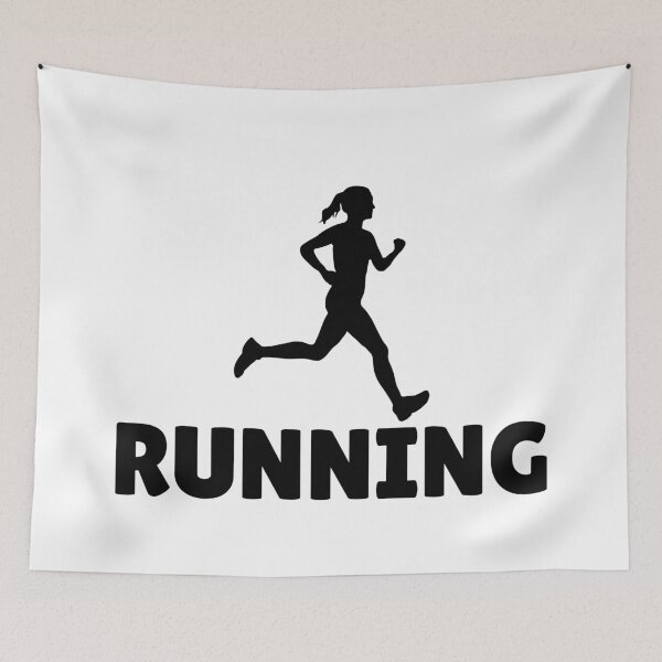 Item preview, RUNNING (FEMALE) - BLACK designed and sold by ArtsyCity.