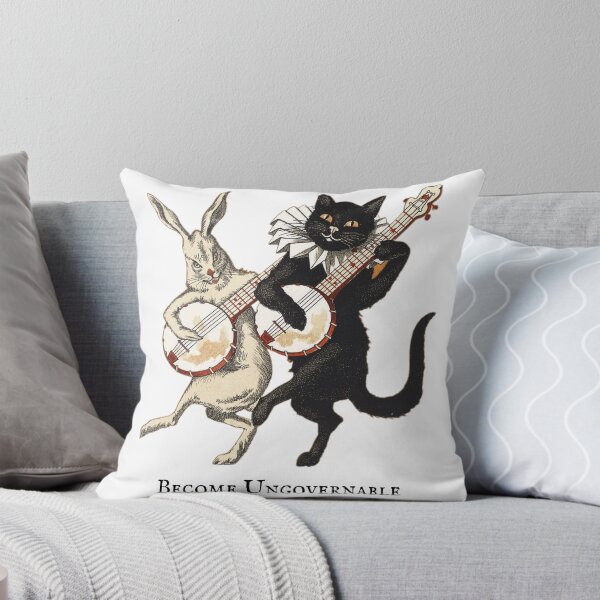 Item preview, Become Ungovernable! - Banjo Cat and Banjo Bunny designed and sold by sternapple.