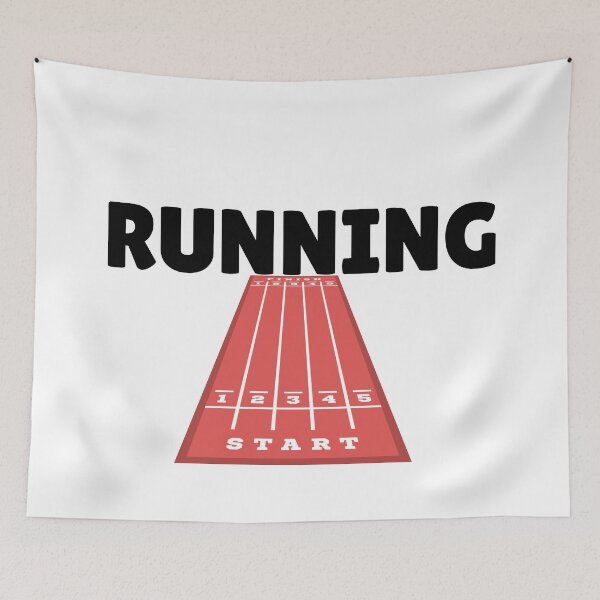 Item preview, RUNNING (FIELD) - BLACK designed and sold by ArtsyCity.