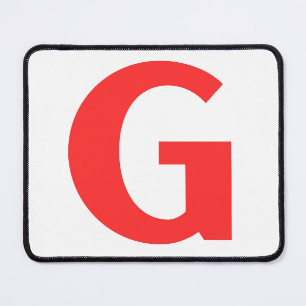 Item preview, Big Red Alphabet Letter G designed and sold by RobbiesMusic.