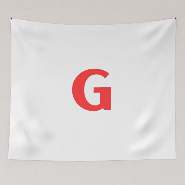 Item preview, Big Red Alphabet Letter G designed and sold by RobbiesMusic.